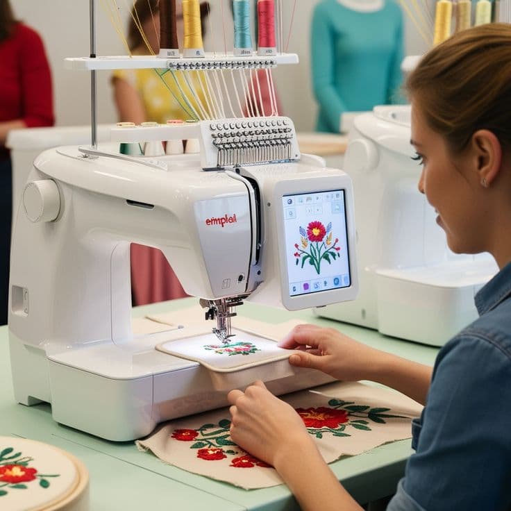 Embroidery Machines at MAHANT TEX